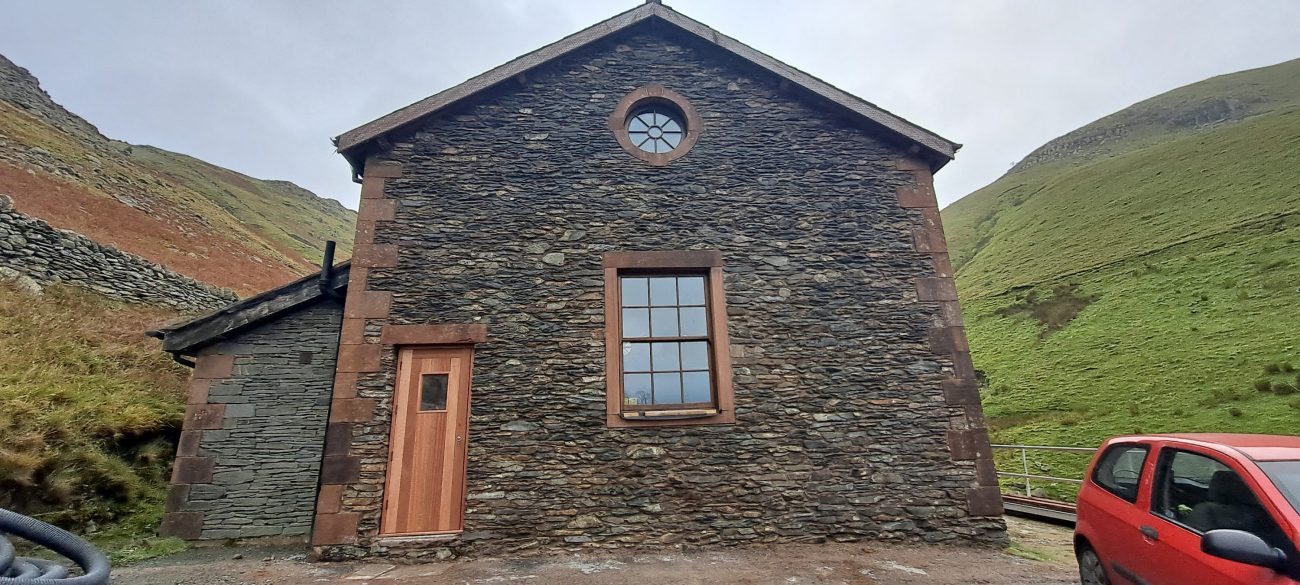 stone built house in the lake district