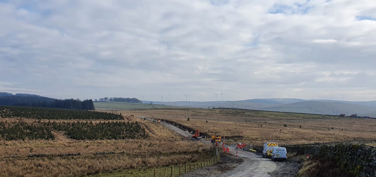 view from wind farm