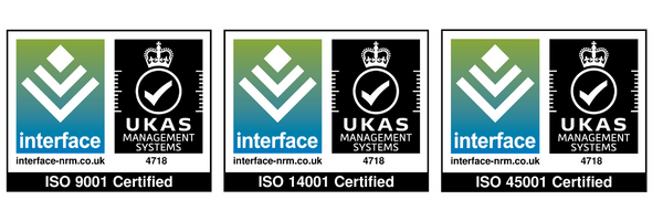 ISO 9001, 14001, 45001 Logos