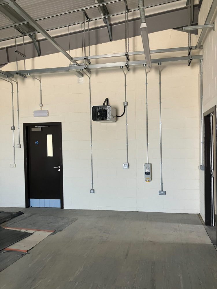 Eccles control building internal fitout