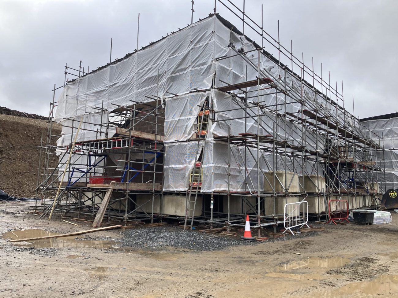 Whitelaw Brae windfarm substation compound works,