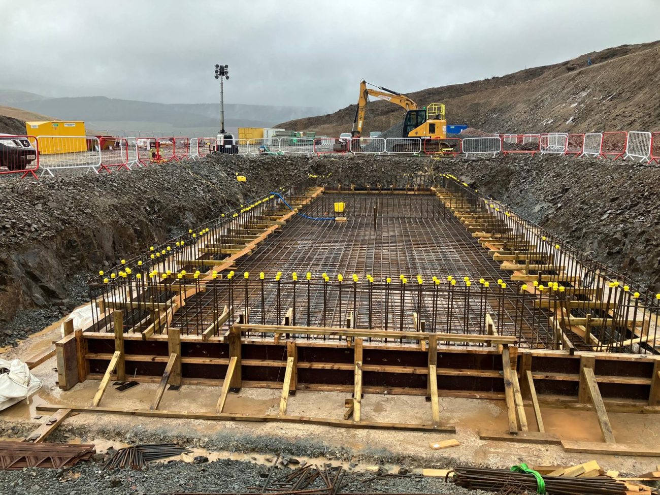 Whitelaw Brae windfarm substation compound works,