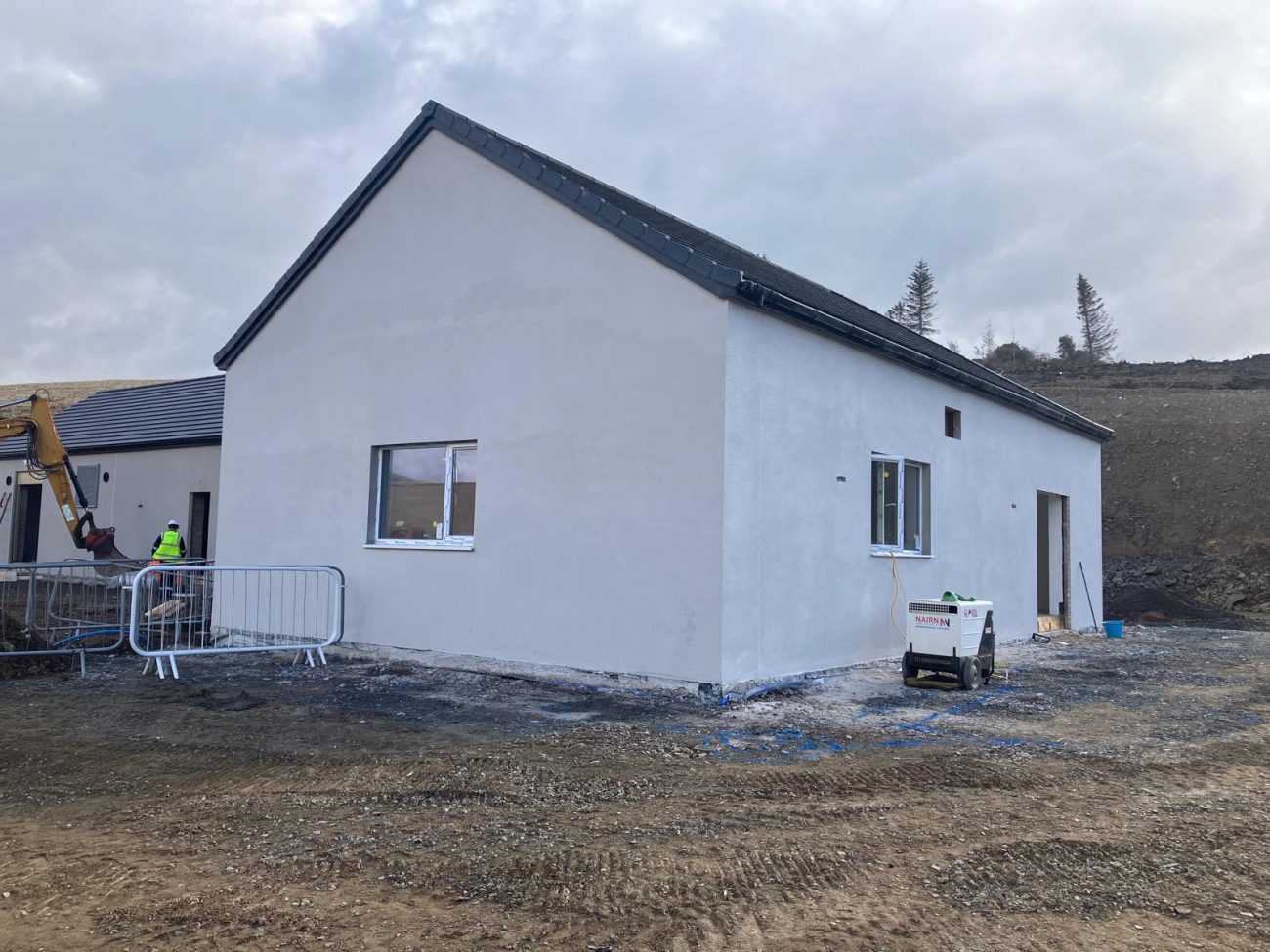 Whitelaw Brae windfarm substation building